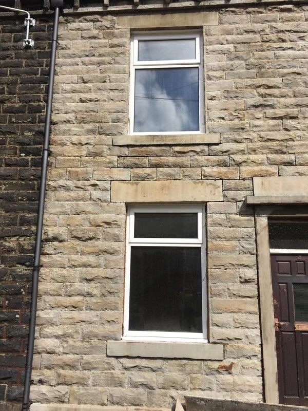lancashire terraced house stone cleaning after