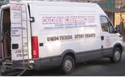 dudley pressure cleaning van